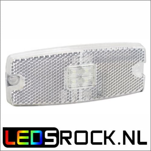 led markeerlicht wit 12-24v rechthoek ledsrock.nl