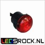 led markeringslicht rood 9-33 volt rond