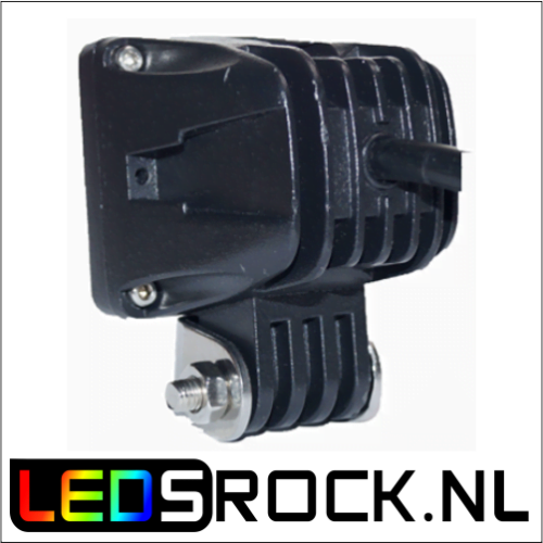 led werklamp 10 watt verstraler achterzijde