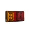 LED achterlicht rechthoek 12/24V met 16 LED’s