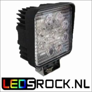 27 watt werklamp 12-24v ledsrock.nl