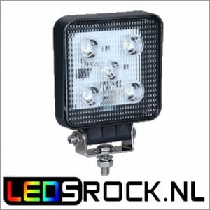LED werklamp 27 watt breedstraler grafiet