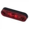 LED markeringslicht rood 12/24 volt Horpol